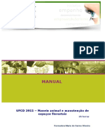 Manual UFCD 2922 - Maneio Animal e Manutenção de Espaços Florestais