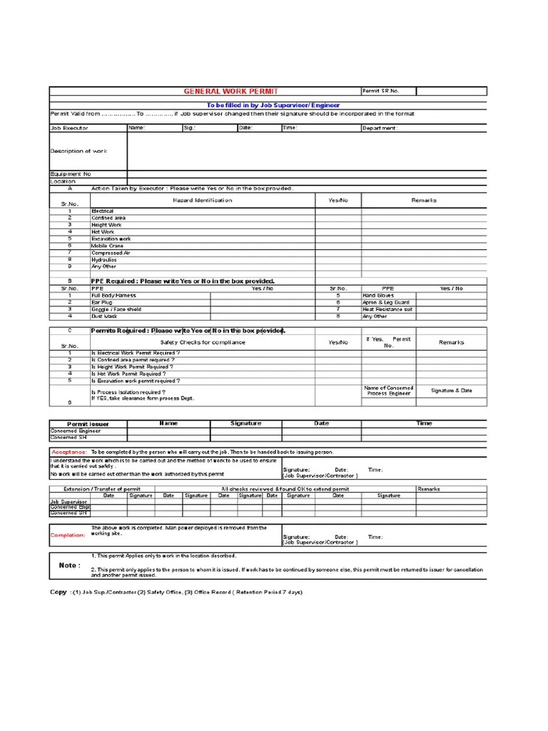 PTW FORM (1) | PDF