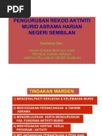 Borang Pengurusan Pelajar Asrama Harian
