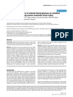 8 Differential Influence of Arterial Blood Glucose On Cerebral