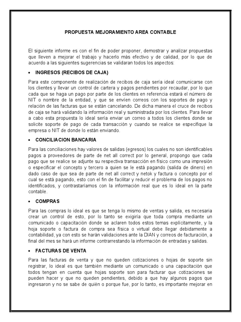 Mejora en Procesos Contables Efectivos | PDF | Contabilidad | Business