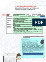 ACTIVIDAD Nº 02 Secundaria 5º Educación Física del 22  al 26 de noviembre del 2021 EXP. N° 09