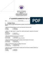 2nd QUARTER SUMMATIVE TEST in T.L.E. 9