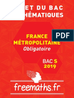 Bac S Mathematiques France Metropolitaine 2019 Obligatoire Sujet