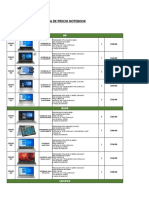 Lista de Precios Laptops 29-10