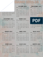 CALENDARIO ESCOLAR 2022 2023 Bonito EDITABLE COMPLETO