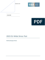 2023 EU-wide Stress Test - Draft Methodological Note