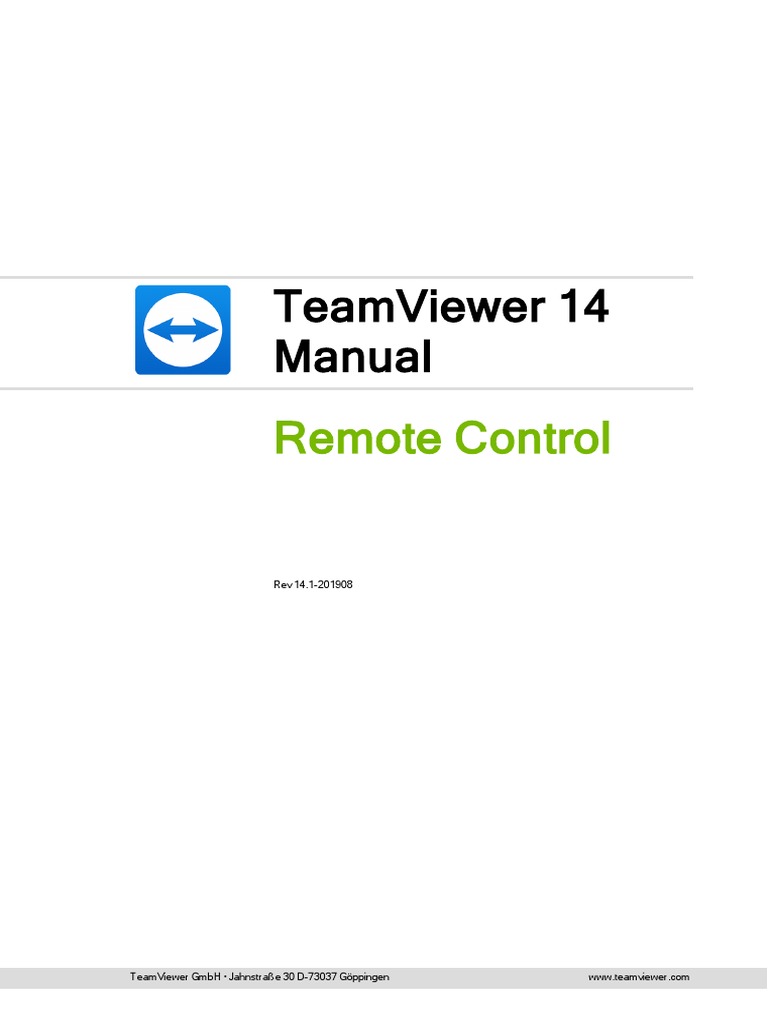 GETTING STARTED WITH TEAMVIEWER REMOTE CONTROL intelligence overview