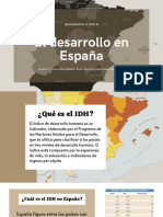 El Desarrollo en España