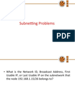 Subnetting Problems