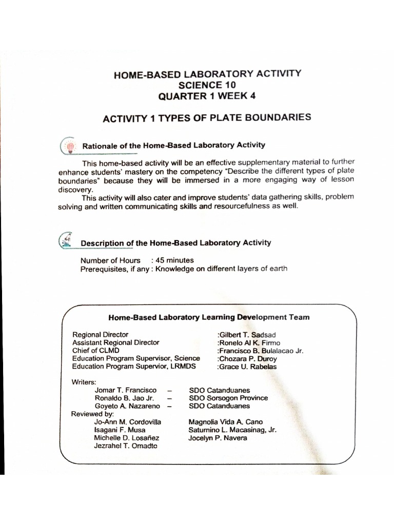 Science Activity | PDF