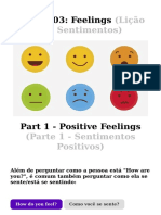 Lesson 03 - Feelings