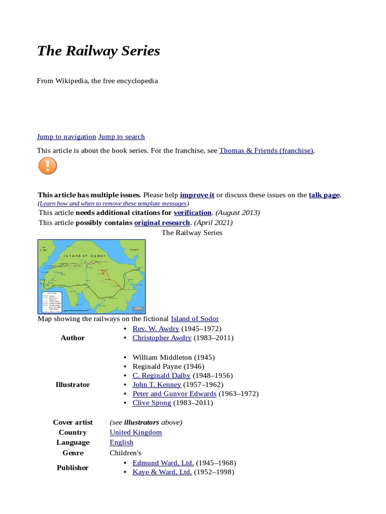 Railway Series PDF The Railway Series Rail Transport