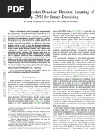 Beyond A Gaussian Denoiser: Residual Learning of Deep CNN For Image Denoising