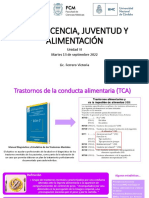 Tca - Adolescencia, Juventud y Alimentación