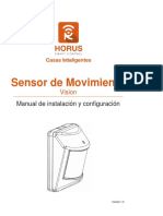 Sensor de Movimiento Vision Manual de Usuario