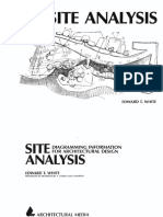 Site Analysis - Diagramming Information For Architectural Design