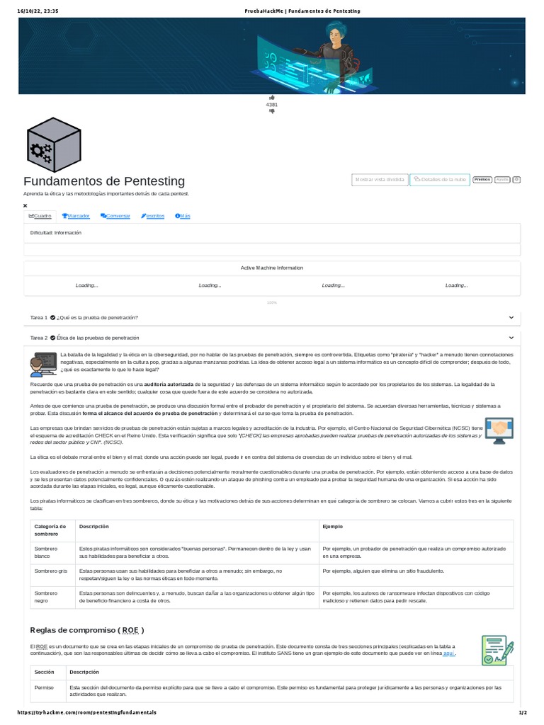 Introducción a Pentesting y Ética | PDF | Prueba de penetración | La ...