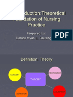 Theoretical Foundation of Nursing Practice