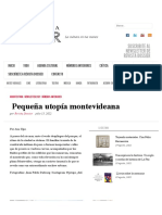 Pequeña Utopía Montevideana - Ana Tipa en Revista DOSSIER