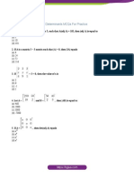 Class 12 Maths Chapter 4 Determinants MCQs