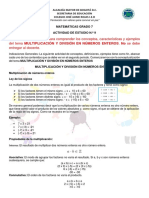 Guia 9 Segundo Periodo Matematicas Grado 7