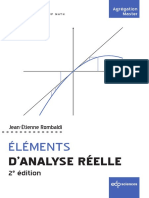 Ééments Danalyse Réelle (Jean-Etienne Rombaldi)