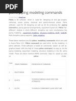 Pdms Piping Modeling Commands PDF Free