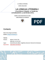 Tema 2. La Lengua Literaria I
