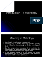 Introduction to Metrology