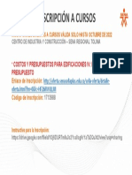 Inscripción Directa A Curso de Costos y Presupuestos para Edificaciones Nivel 4 Elaboración Del Presupuesto de Obra