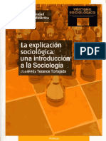 Tezanos Tartajada, José (2006) - La Explicación Sociológica Una Introducción A La Sociología. Capítulo 1 - Páginas 15 A 34