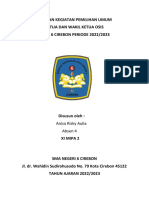 Laporan Kegiatan Pemilihan Umum Ketua Dan Wakil Ketua Osis Sman 6 Cirebon Periode 2022/2023