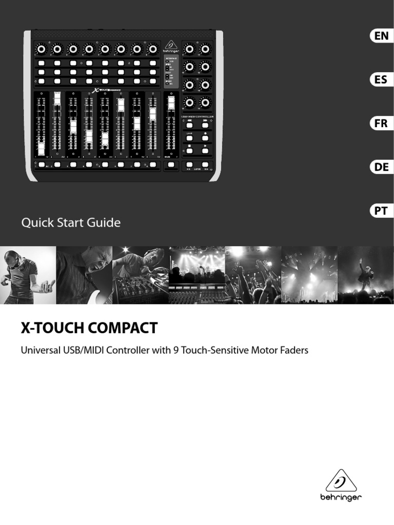 XTouch Compact QSG WW PDF Componentes eléctricos Electricidad