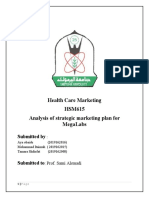 Final Copy - Analysis of Marketing of The Strategic Plan For MegaLabs
