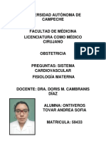 Sistema Cardiovascular Preguntas