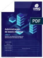 Administración de Bases de Datos: - Reto 3