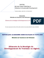 Eléments de La Stratégie de Développement Du Tourisme en Algérie