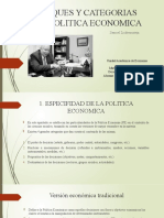 (TAREA 1) Enfoques y Categorias de La Politica Economica.