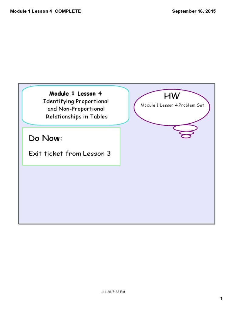 Module 1 Lesson 4 Complete | PDF