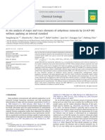 In Situ Analysis of Major and Trace Elements of Anhydrous Minerals by LA-ICP-MS Without Applying An Internal Standard