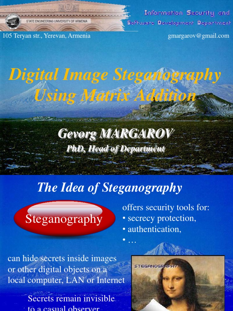 Digital Image Steganography Techniques | PDF | Digital Technology ...