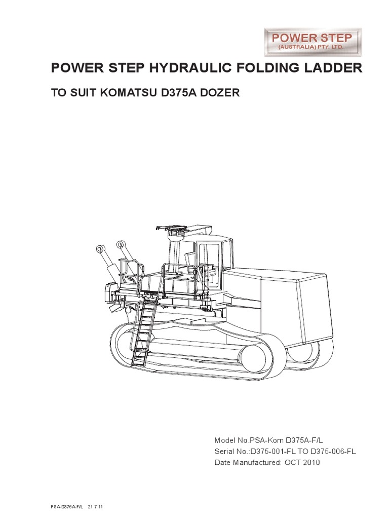 Manual Komatsu D375A English 21-7-11 | PDF | Switch | Equipment