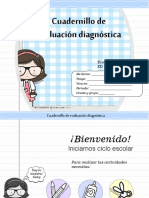 Cuadernillo de Evaluación Diagnóstica Tercer Grado SD Comienzan Las Clases