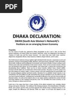 Dhaka Declaration by Swan