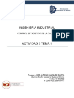 Análisis calidad líneas producción