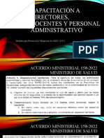 Capacitación A Directores, Docentes y Personal Administrativo