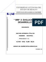 MRP II Evolucion y Desarrollo