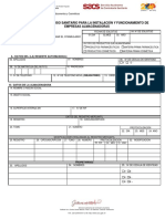 2 Form Solic Permiso Sanit Instalacion y Funcionamiento de Empresas Almacenadoras