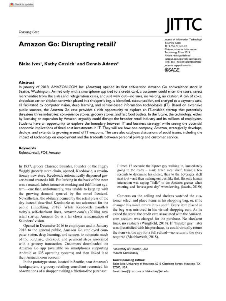 Amazon go pdf retail grocery store